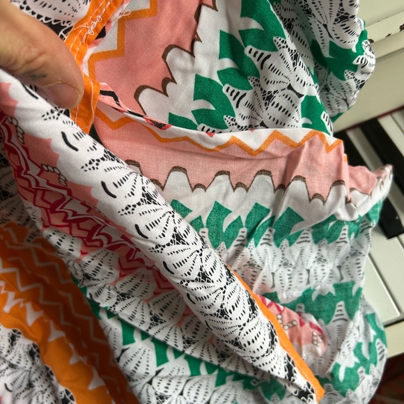 Colorful Striped Kaftan Dress One Size - Picture 4 of 14